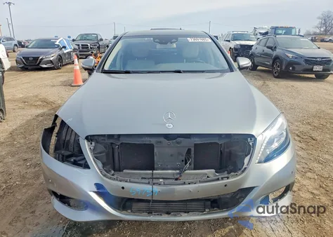 2014 Mercedes-Benz S 550 4Matic z USA, uszkodzony, nr VIN WDDUG8FB4EA068040